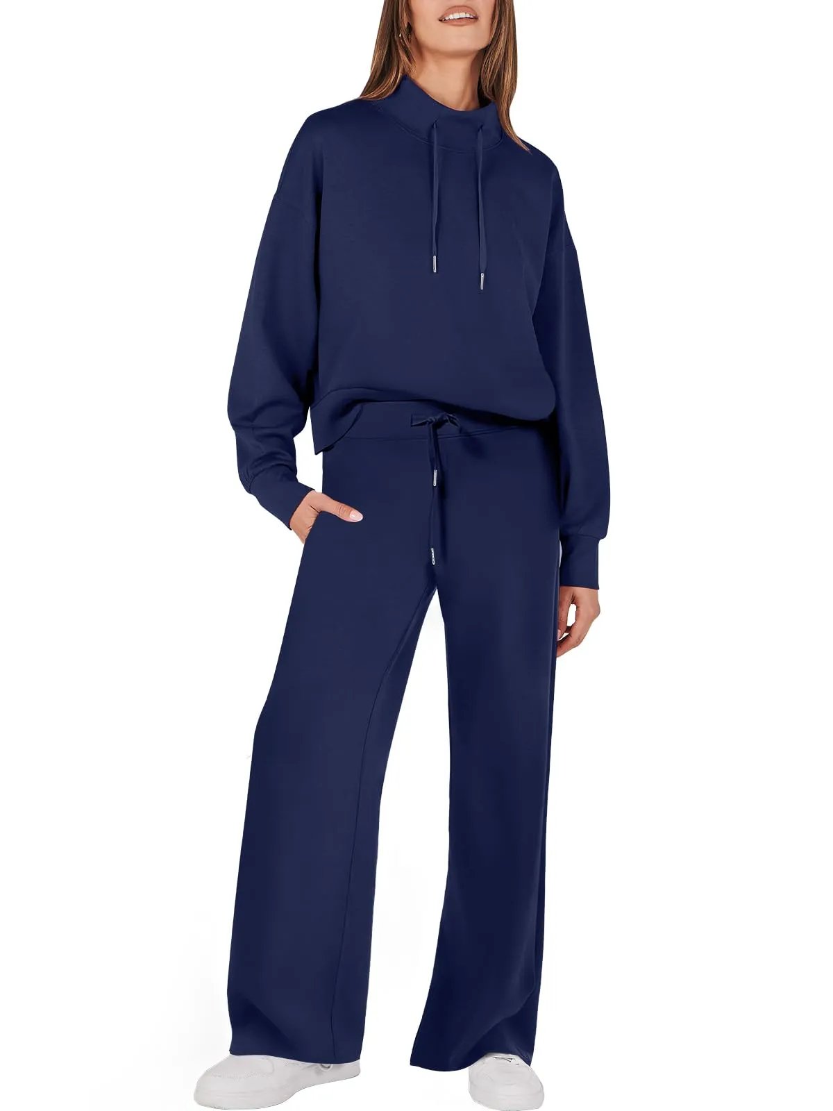 Judith | Women's Hoodie & Wide-Leg Trouser Lounge Set