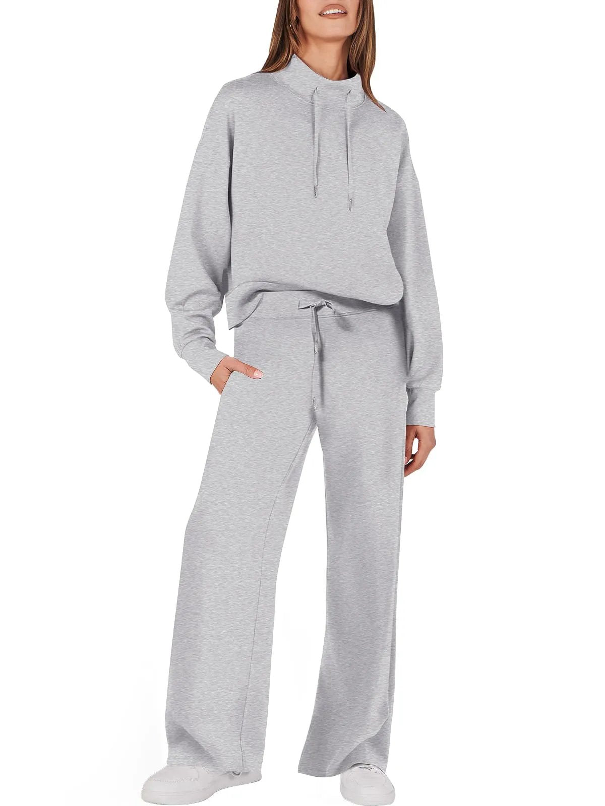 Judith | Women's Hoodie & Wide-Leg Trouser Lounge Set