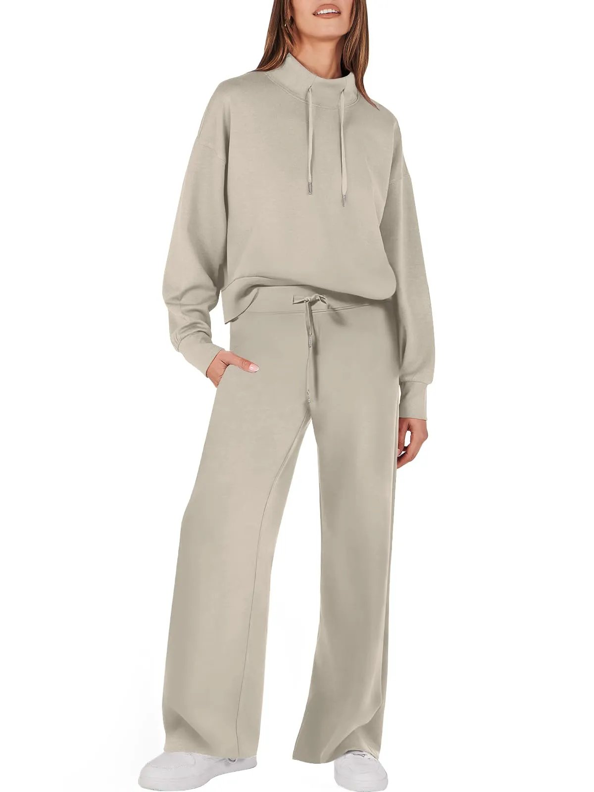 Judith | Women's Hoodie & Wide-Leg Trouser Lounge Set