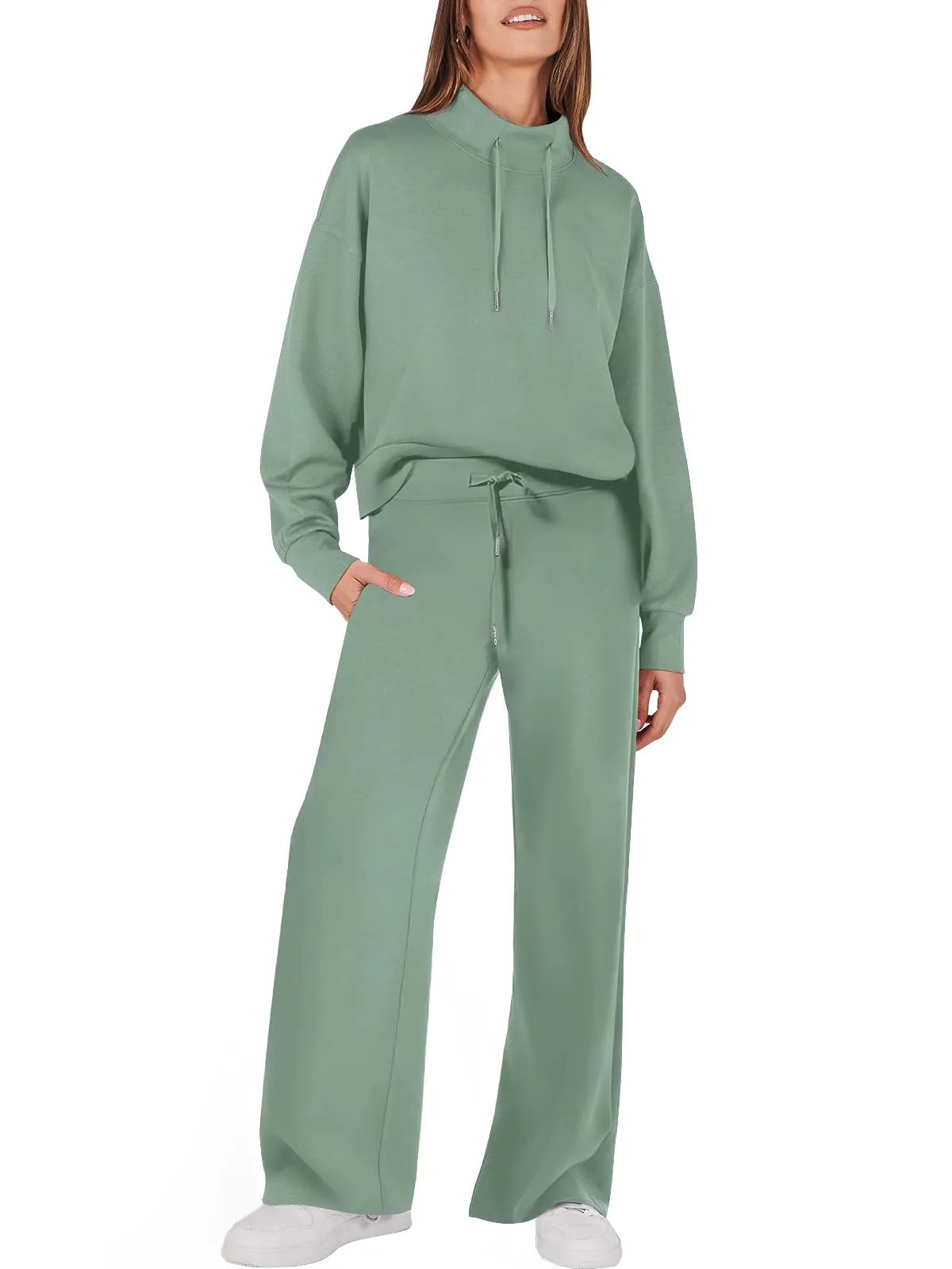 Judith | Women's Hoodie & Wide-Leg Trouser Lounge Set