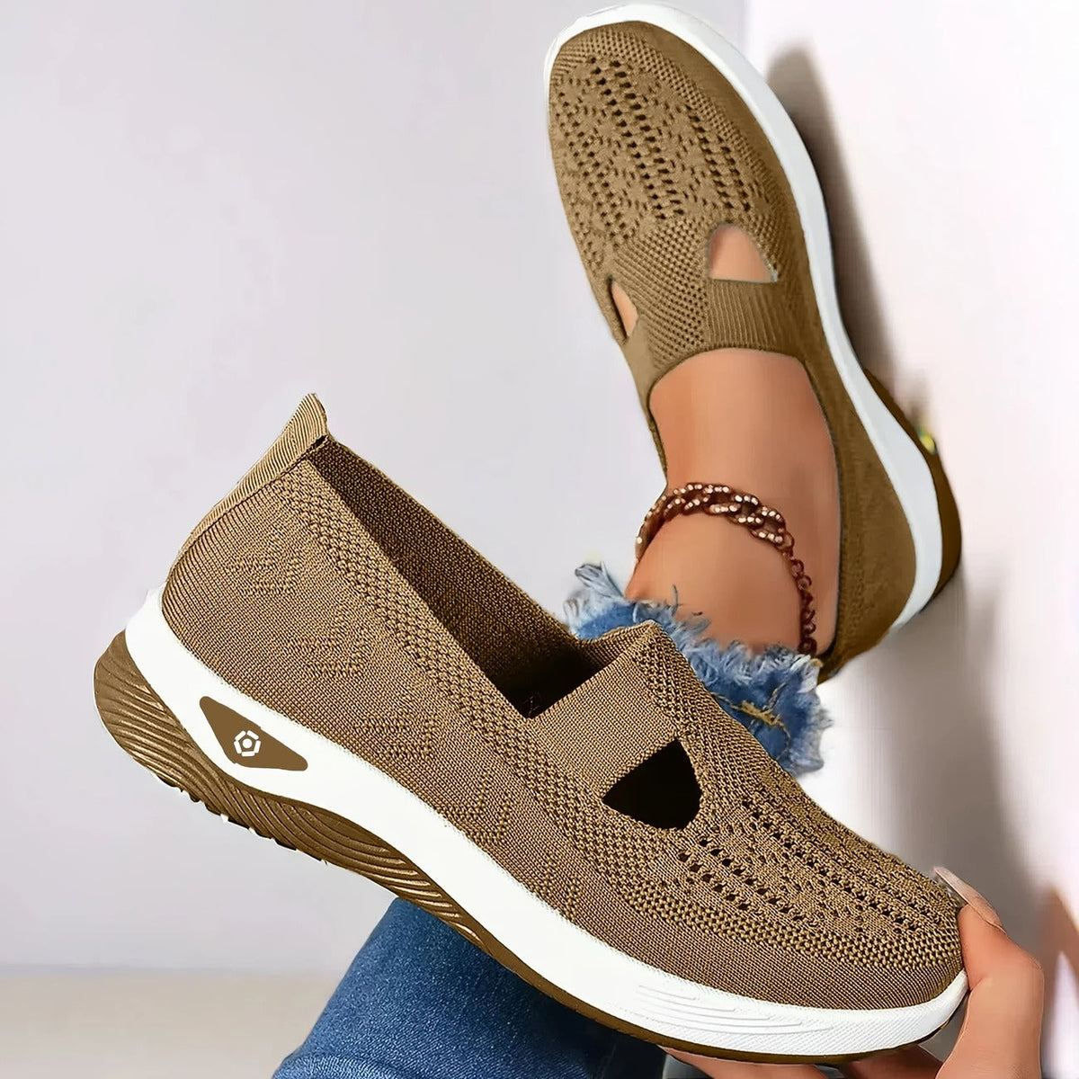 Renata | Women's Knit Slip-On Walking Shoes
