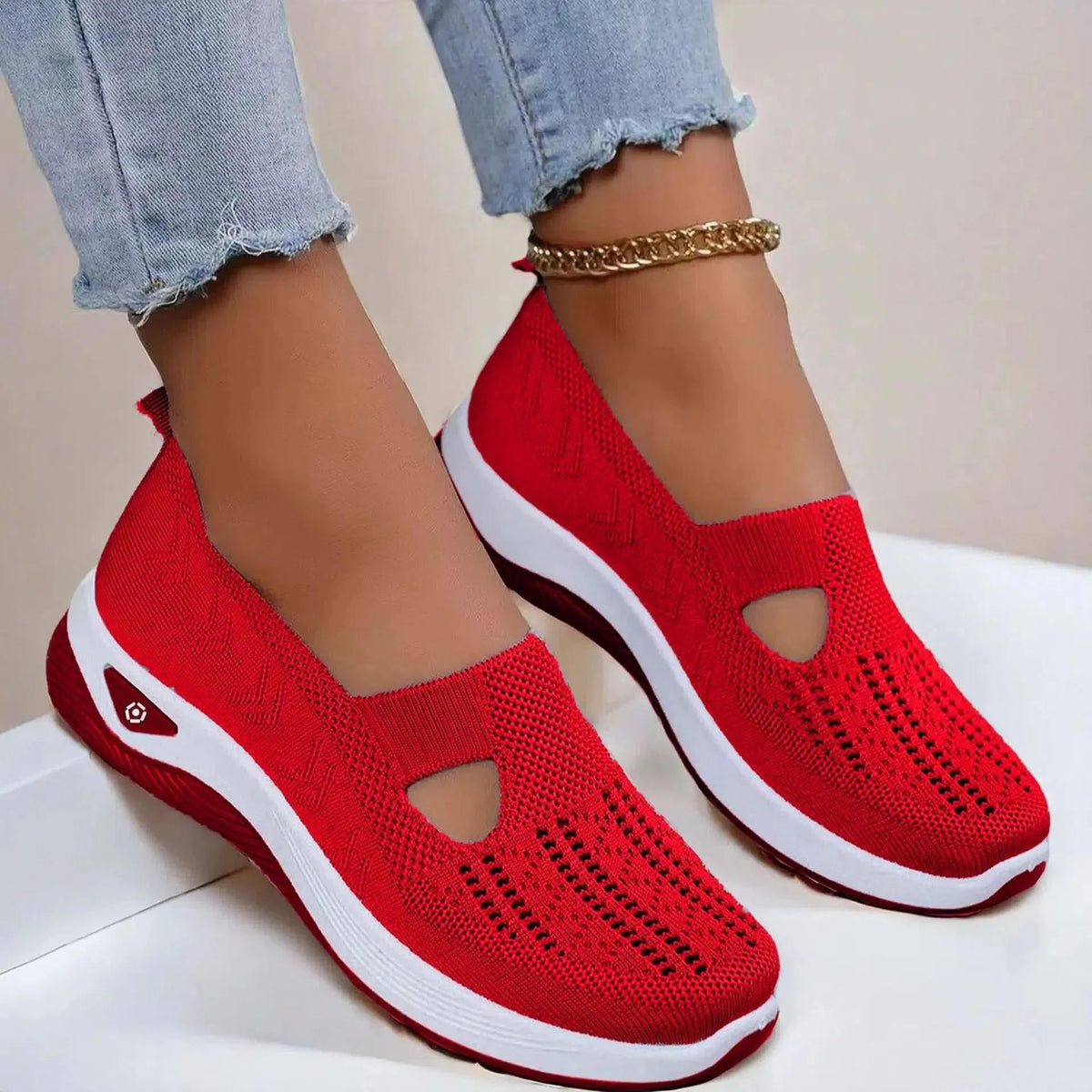 Renata | Women's Knit Slip-On Walking Shoes