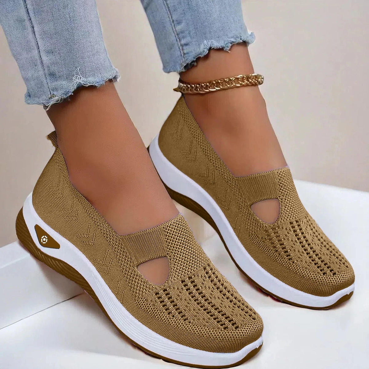 Renata | Women's Knit Slip-On Walking Shoes