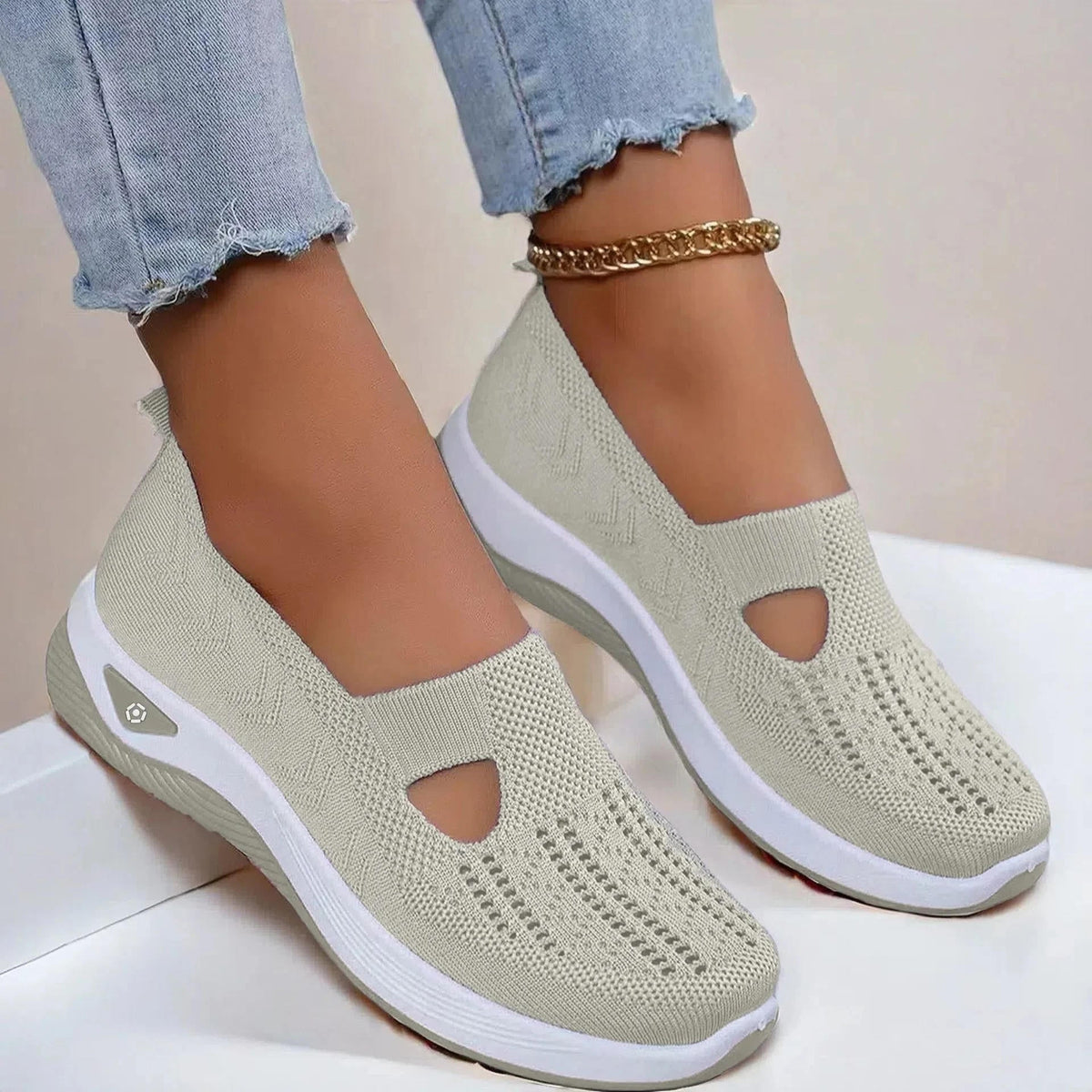 Renata | Women's Knit Slip-On Walking Shoes