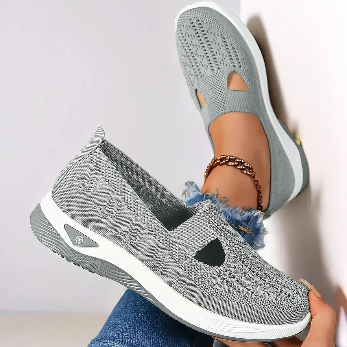 Renata | Women's Knit Slip-On Walking Shoes