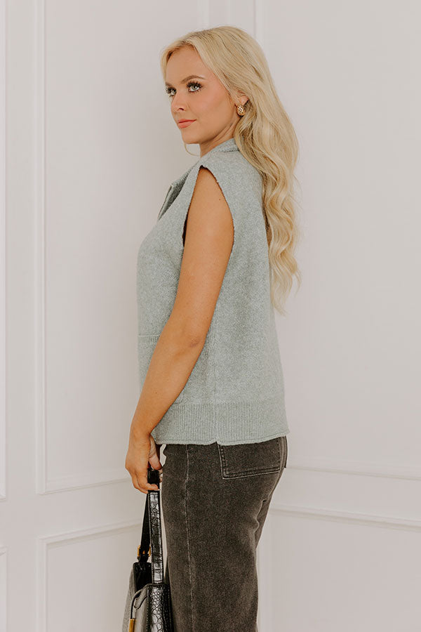 Renata-Katharine | Women's Knit Zip Vest