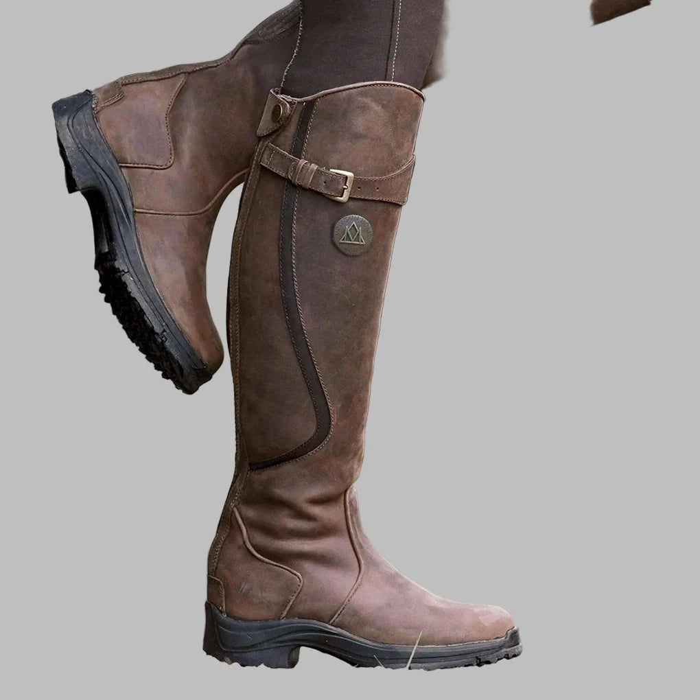 Birgit-Margot | Women's Leather-Look Knee-High Boots
