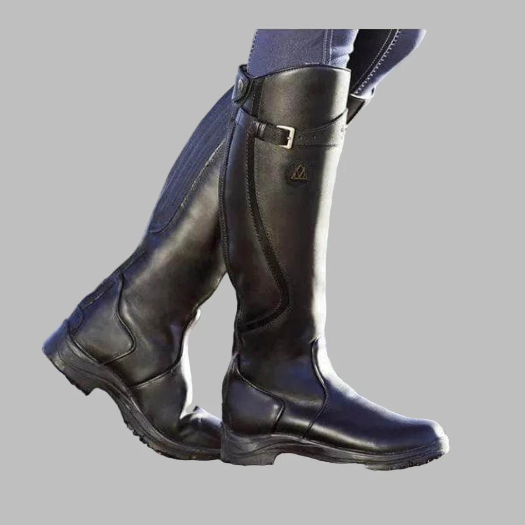 Birgit-Margot | Women's Leather-Look Knee-High Boots