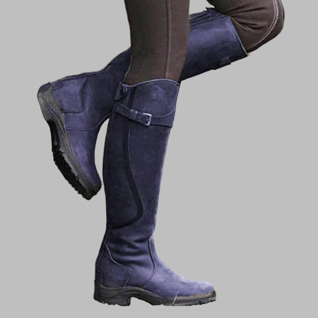 Birgit-Margot | Women's Leather-Look Knee-High Boots
