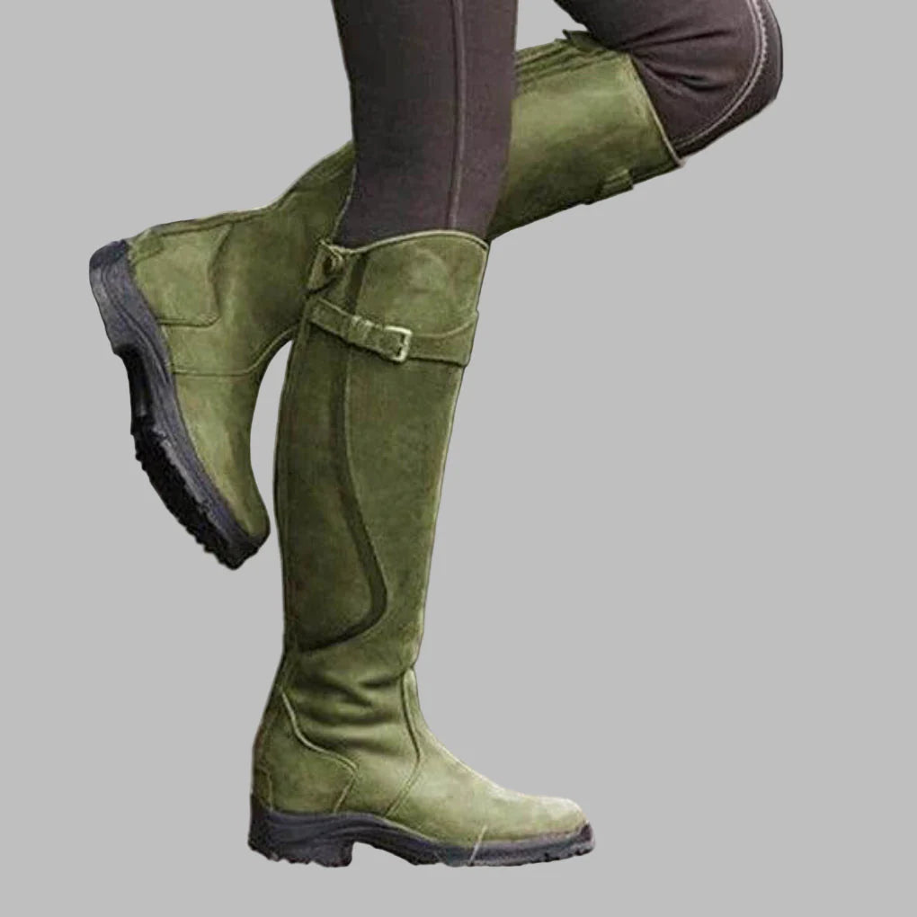 Birgit-Margot | Women's Leather-Look Knee-High Boots