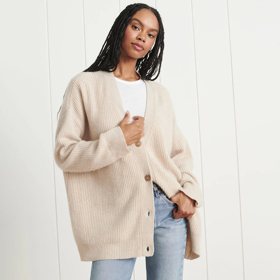 Hazel | Women's Oversized Ribbed Cardigan