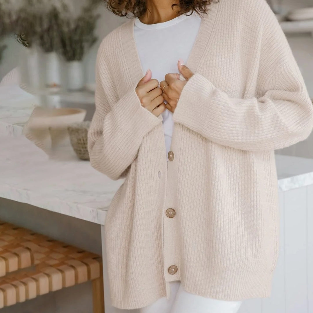 Hazel | Women's Oversized Ribbed Cardigan