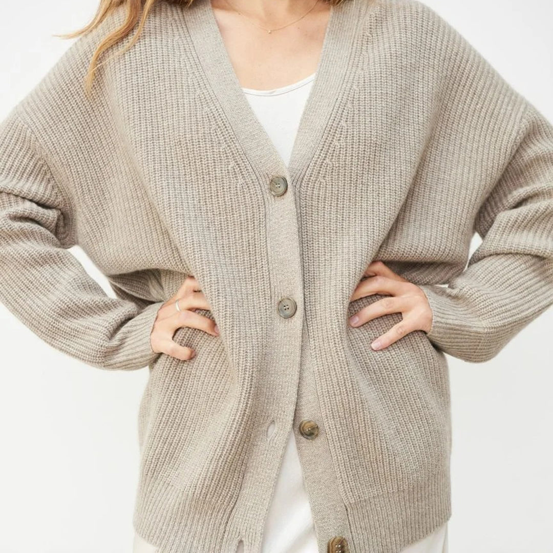 Hazel | Women's Oversized Ribbed Cardigan