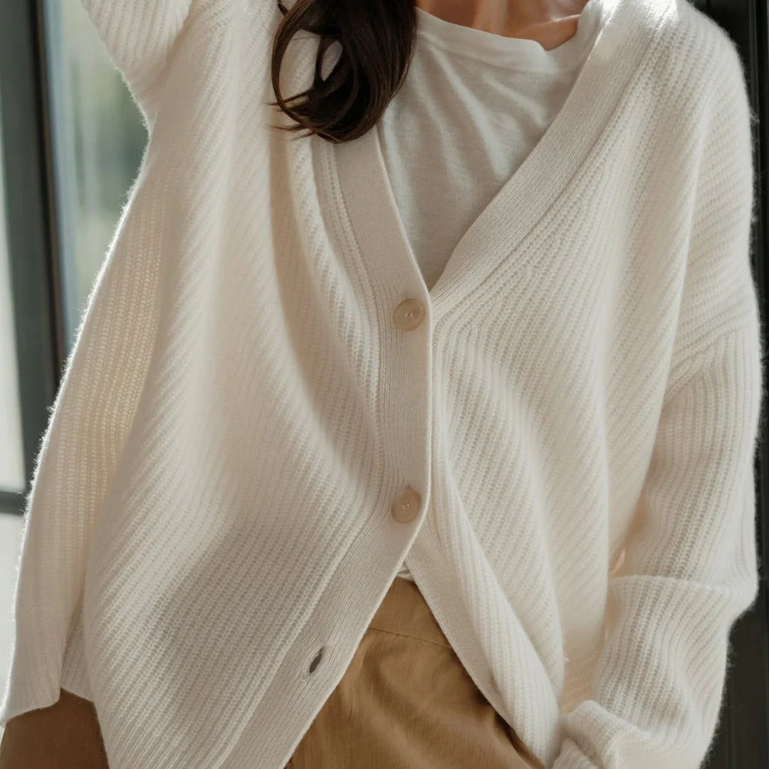 Hazel | Women's Oversized Ribbed Cardigan