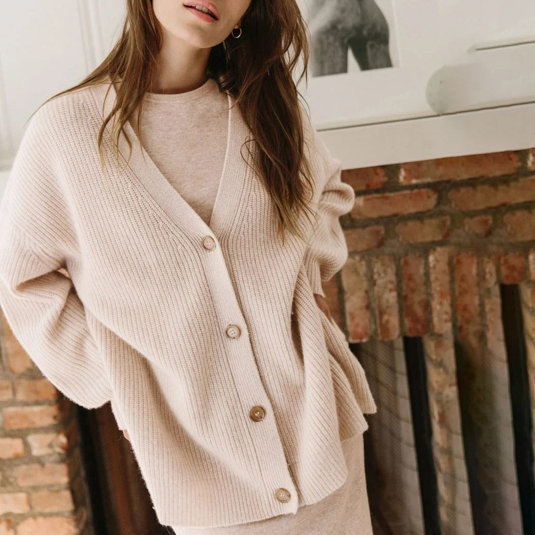 Hazel | Women's Oversized Ribbed Cardigan