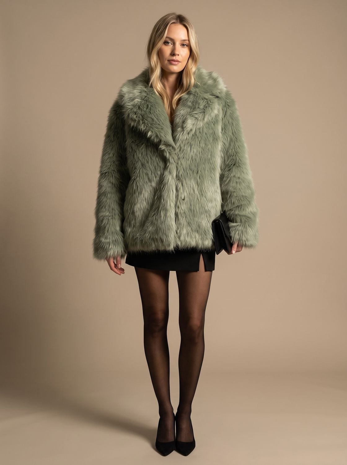Opal | Women's Oversized Shaggy Teddy Coat