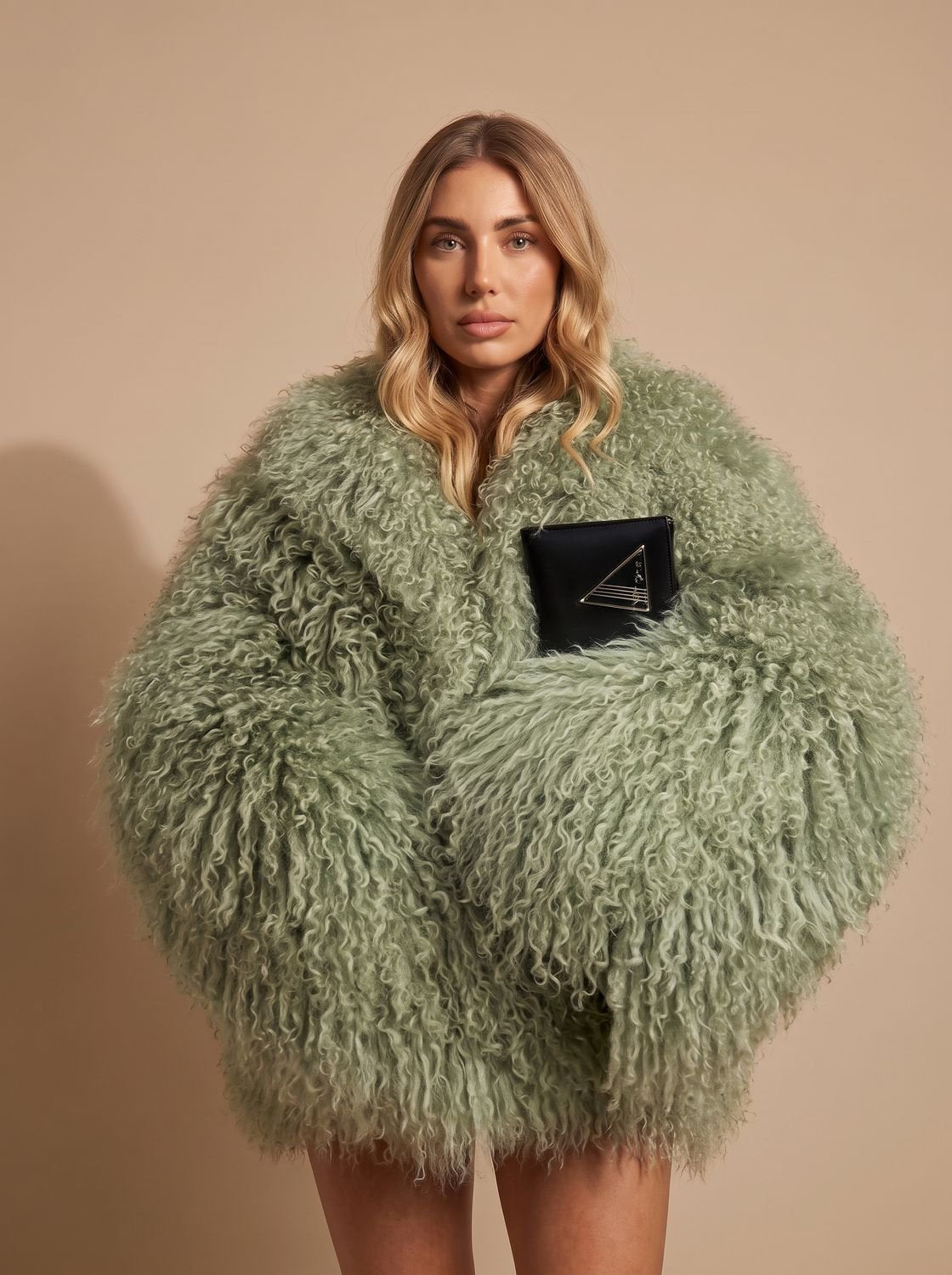 Opal | Women's Oversized Shaggy Teddy Coat