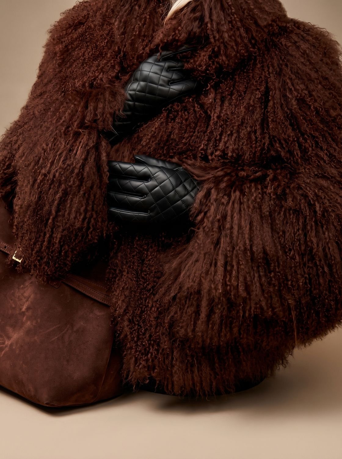 Opal | Women's Oversized Shaggy Teddy Coat