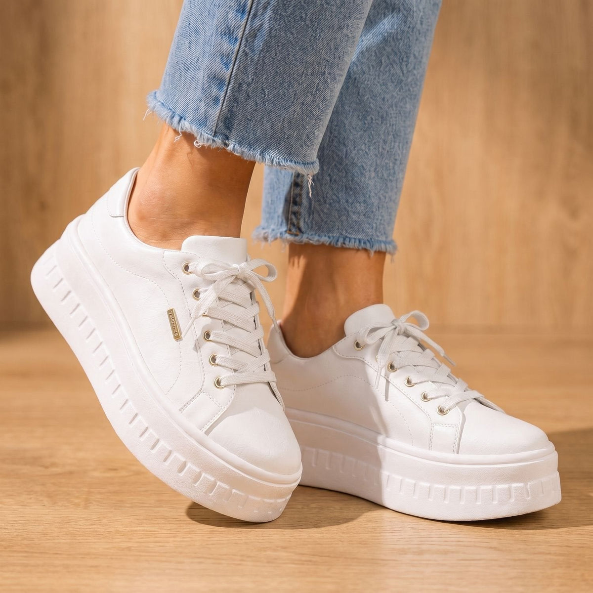 Nadine | Women's Platform Lace-Up Sneakers