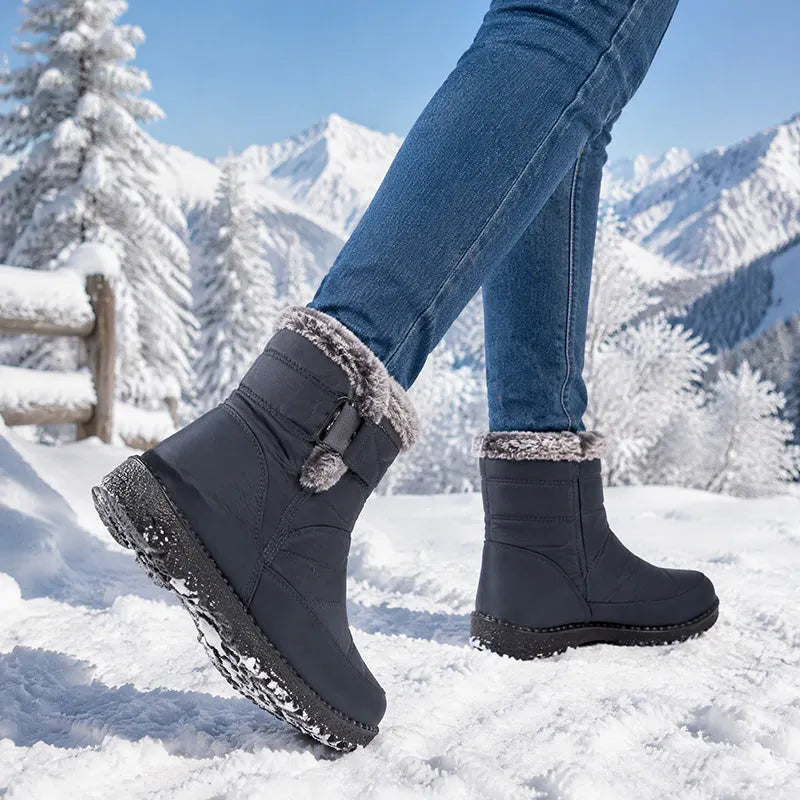 Adele | Women's Plush-Trim Winter Ankle Boots