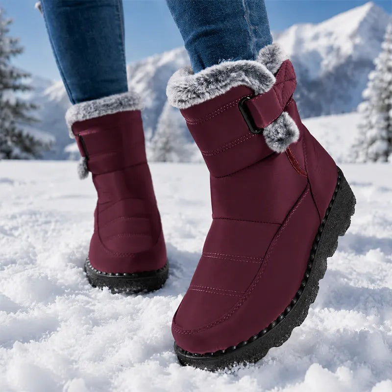 Adele | Women's Plush-Trim Winter Ankle Boots