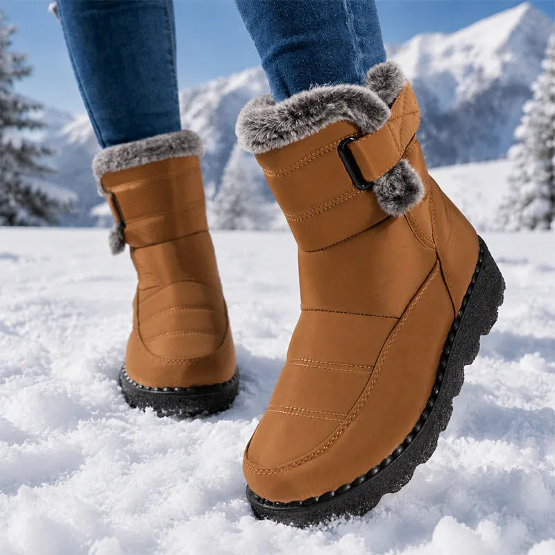 Adele | Women's Plush-Trim Winter Ankle Boots