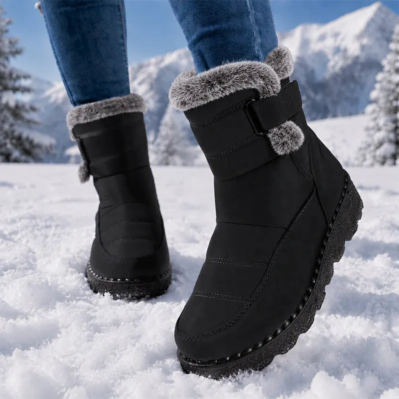 Adele | Women's Plush-Trim Winter Ankle Boots