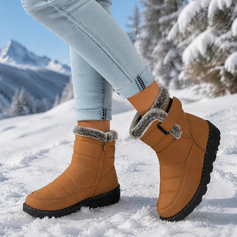 Adele | Women's Plush-Trim Winter Ankle Boots