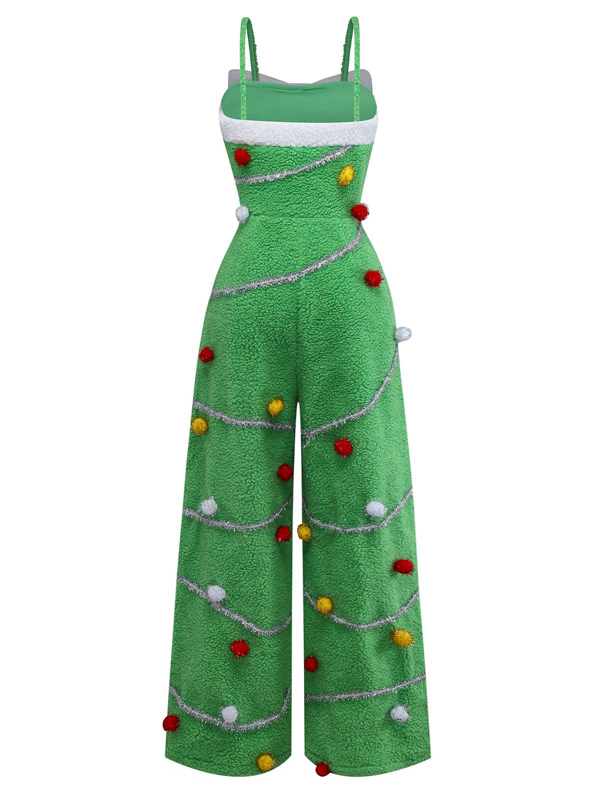 Louisa | Women's Pom-Pom Bow Ankle Jumpsuit