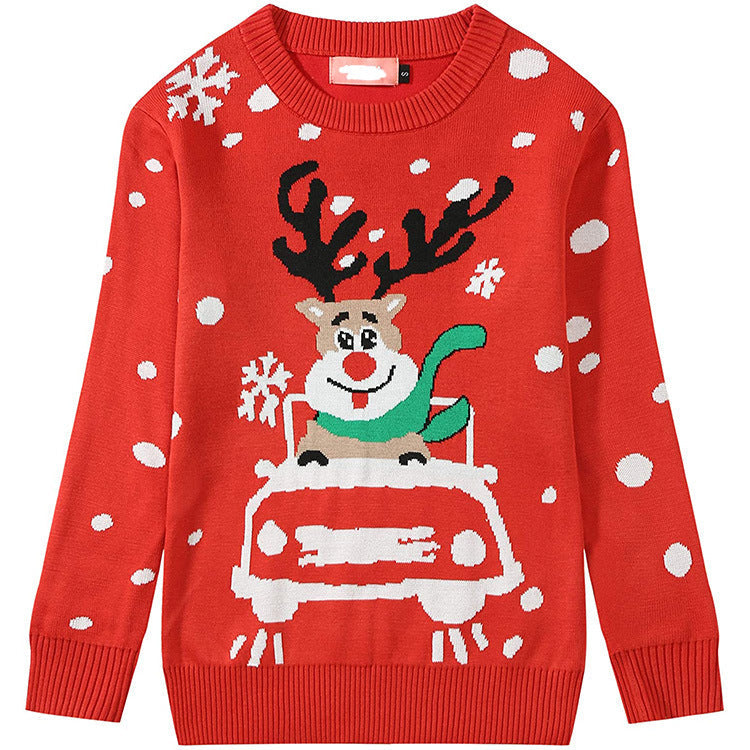 Colette | Women's Reindeer Car Christmas Jumper
