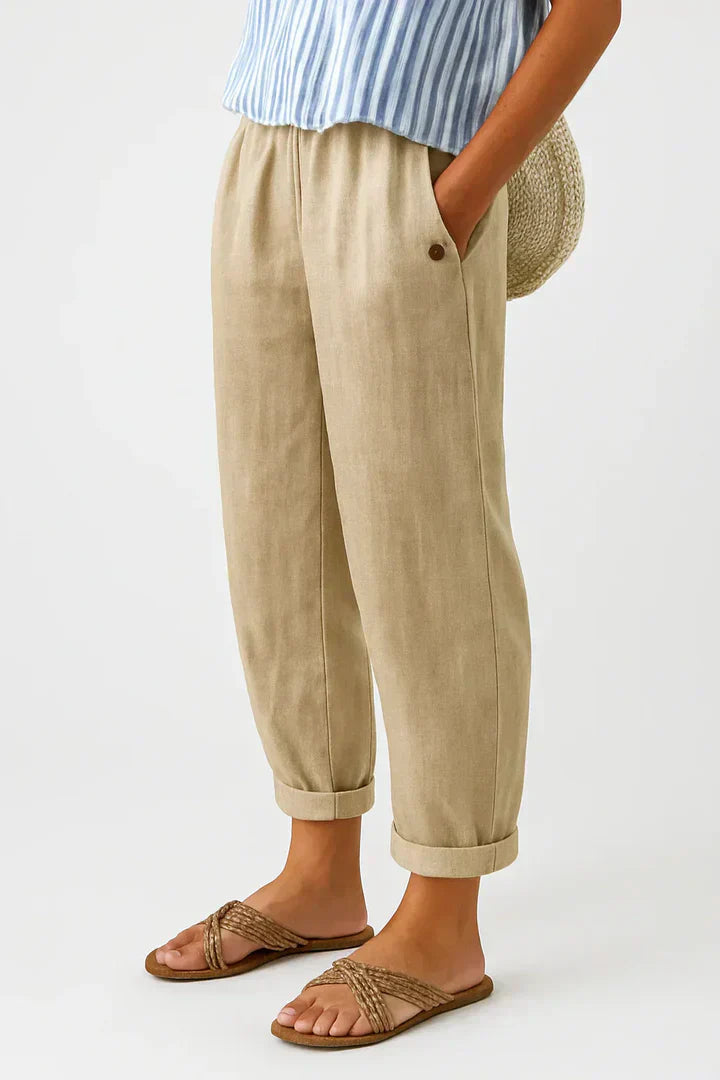 Bernadette | Women's Relaxed Straight-Leg Trousers