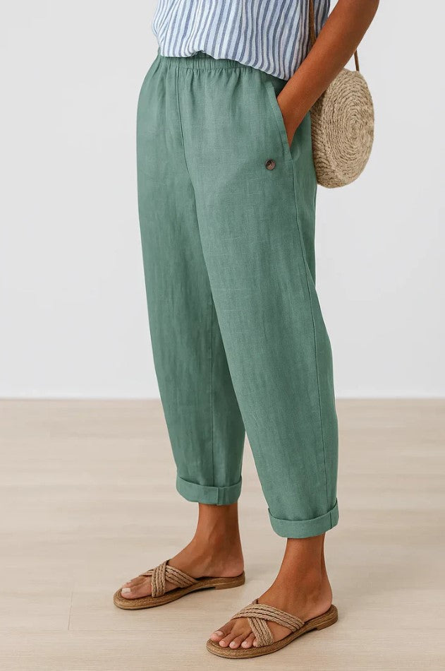 Bernadette | Women's Relaxed Straight-Leg Trousers