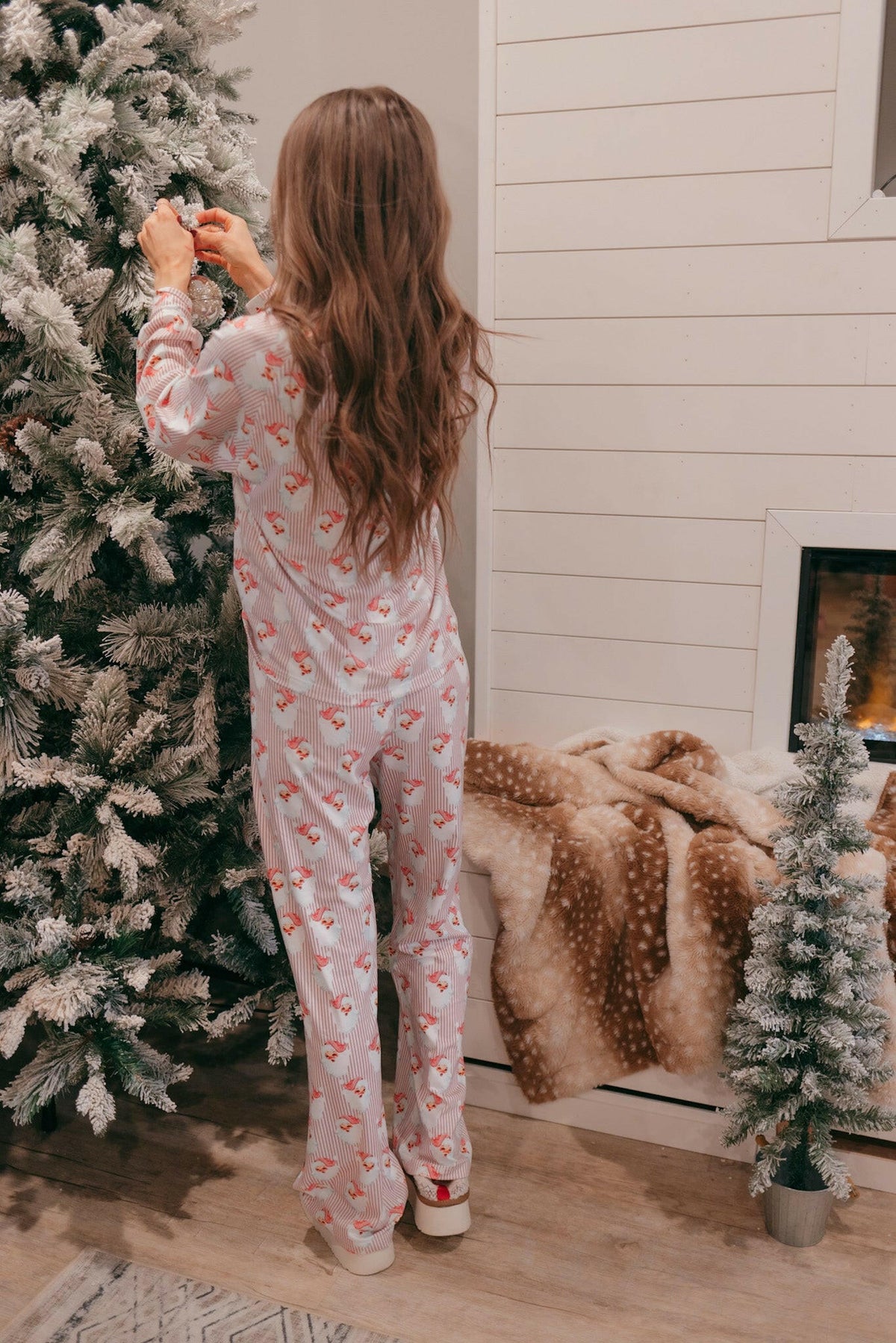 Teresa | Women's Santa Stripe Lounge Set