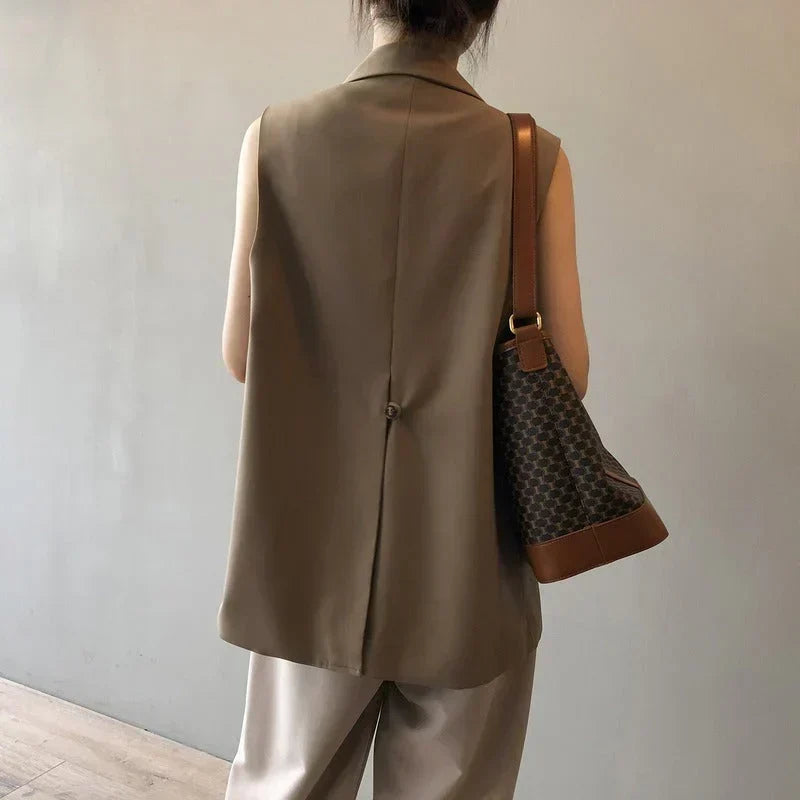 Priscilla | Women's Sleeveless Blazer Vest