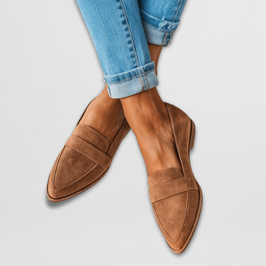 Juliet | Women's Suede-Look Penny Loafers