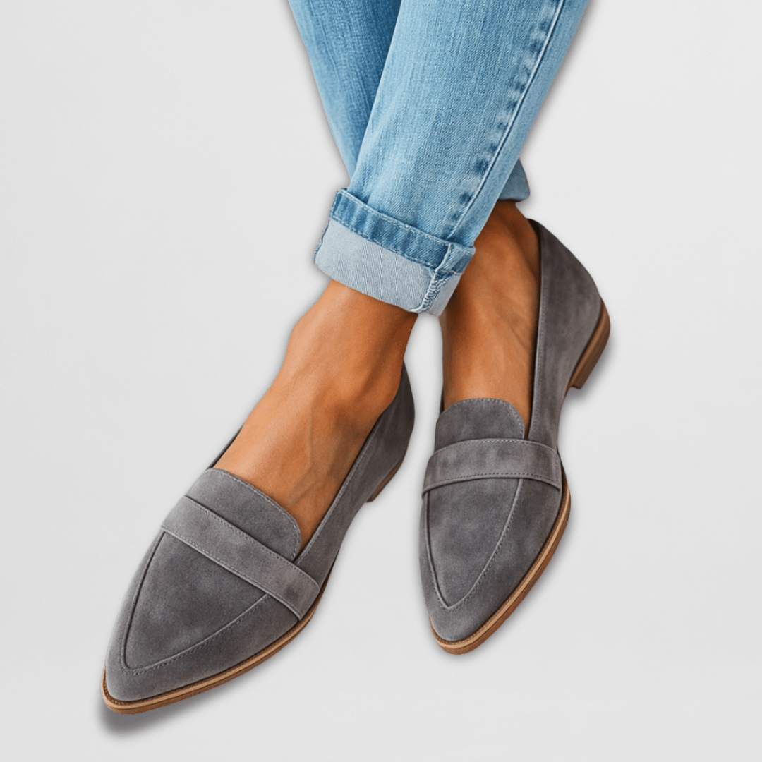 Juliet | Women's Suede-Look Penny Loafers
