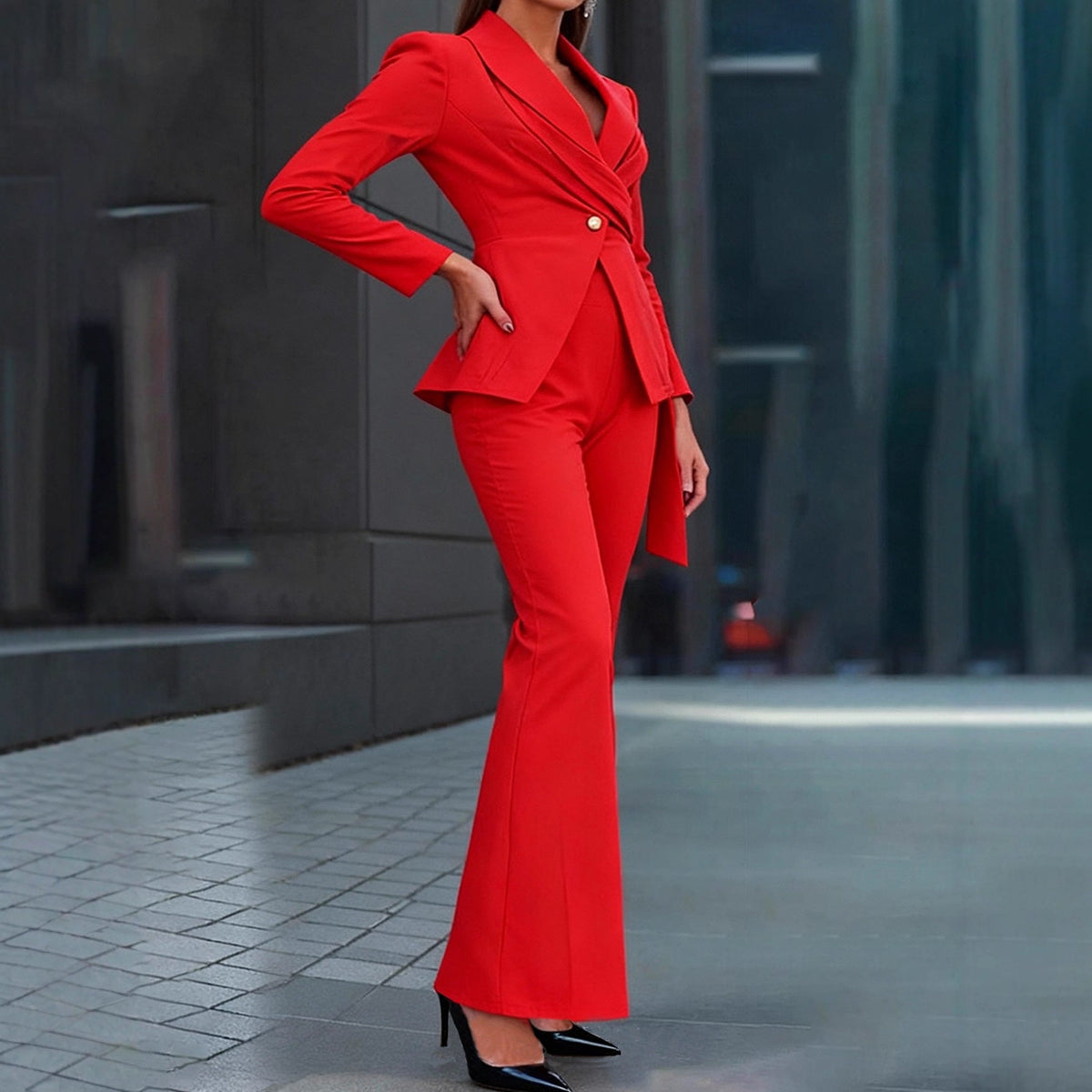 Carmen | Women's Tailored Blazer Trouser Suit Set