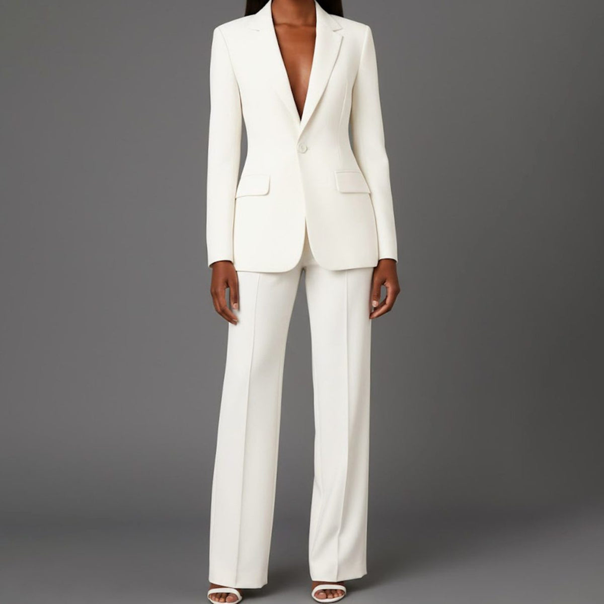 Lydia | Women's Tailored Blazer & Wide-Leg Trouser Set