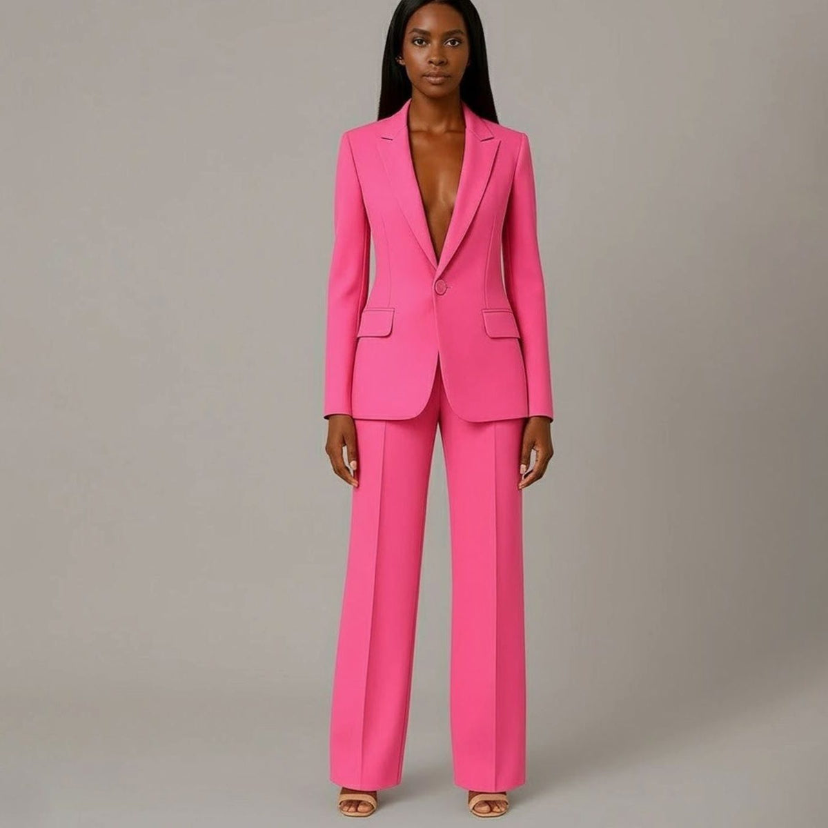 Lydia | Women's Tailored Blazer & Wide-Leg Trouser Set