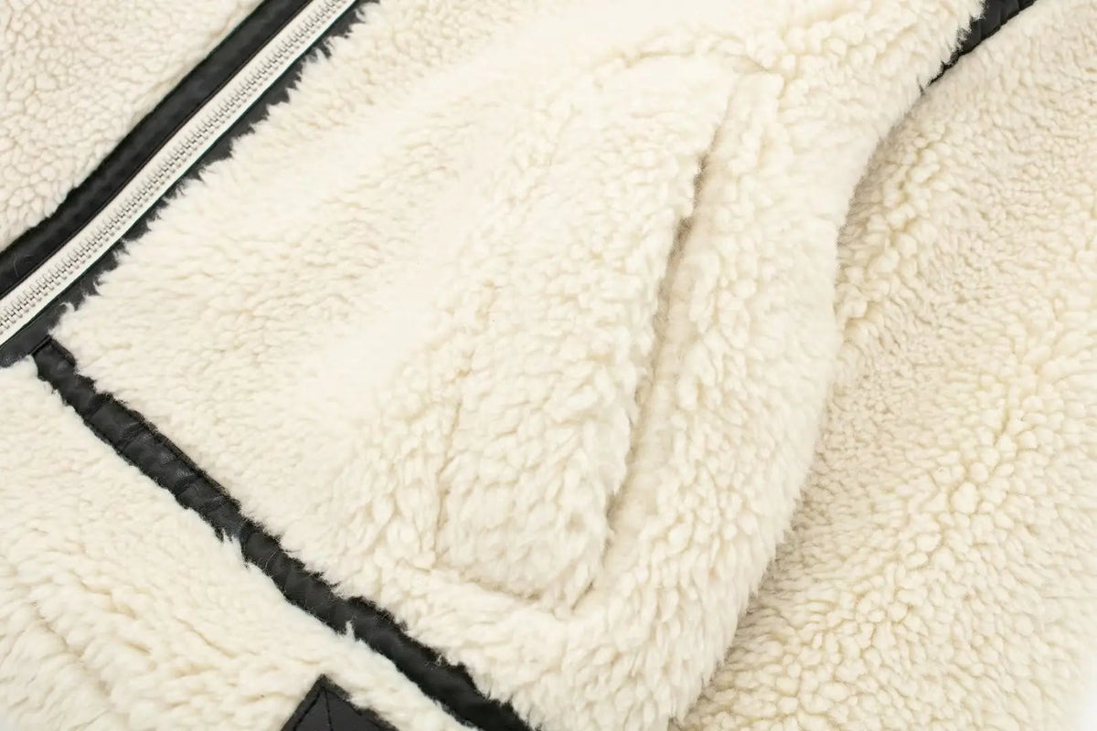 Penelope | Women's Teddy Fleece Jacket with Contrast Trim