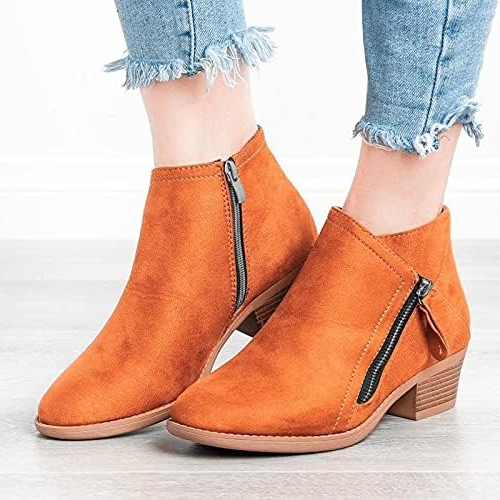 Patricia | Women's Zip-Front Lace-Up Ankle Boots
